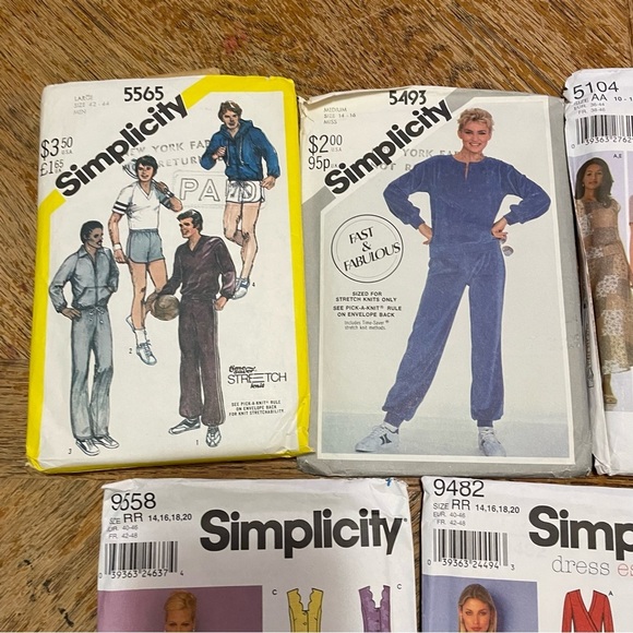 Lot Of 10 Vintage Sewing Patterns Simplicity And Simplicity Home - Picture 4 of 8